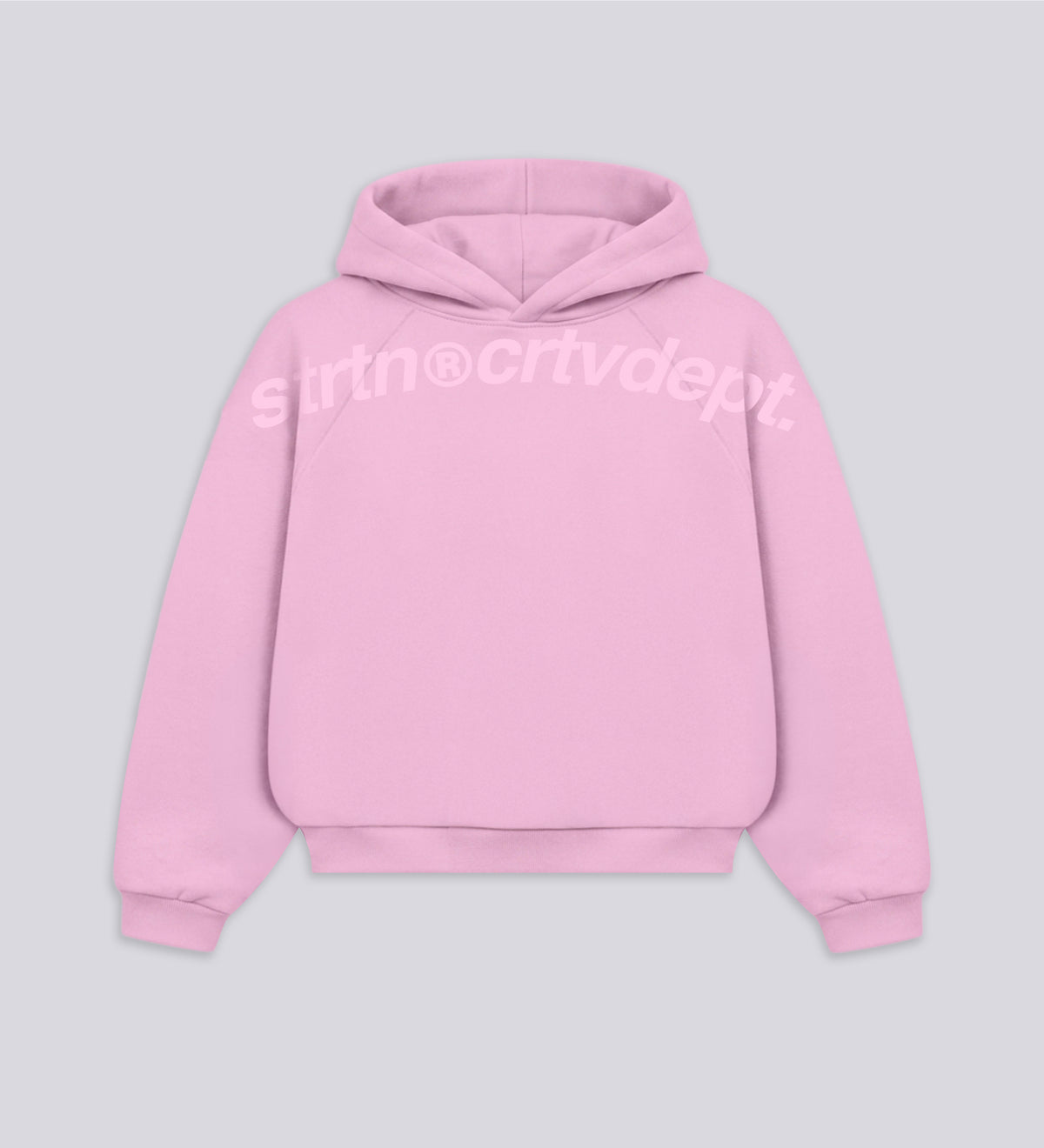 STRTN® CRTV DEPT HOODIE – Baby Pink
