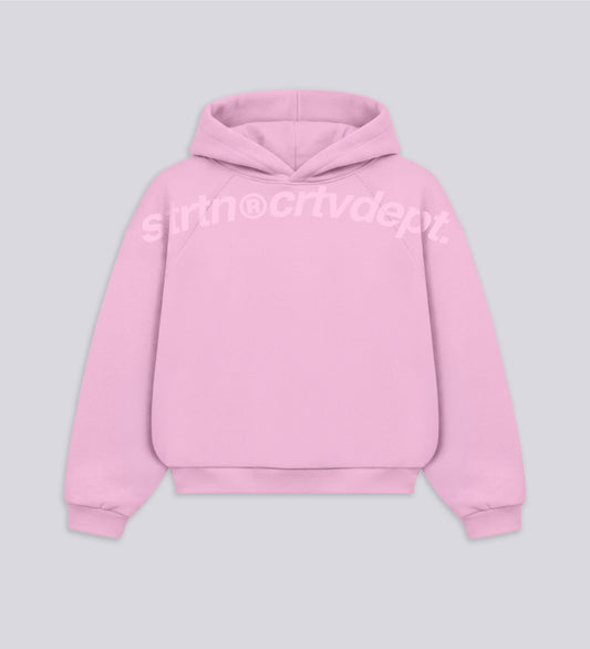 STRTN® CRTV DEPT HOODIE – Baby Pink