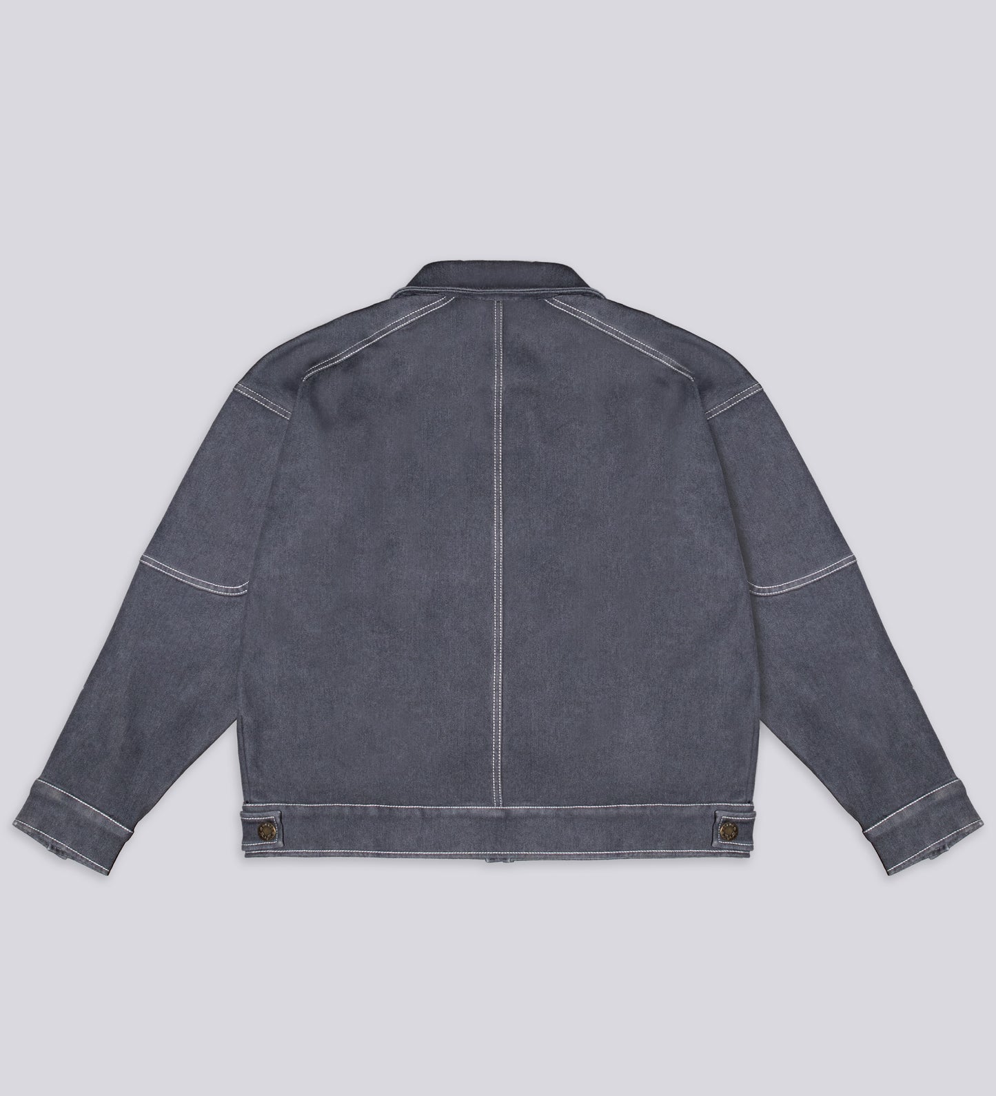 HEAVYWEIGHT POLAR DENIM JACKET – Gray