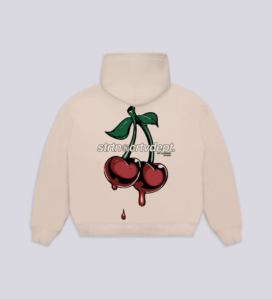 CRTV DEPT. CHERRIES HOODIE – Cream