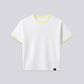 STRTN® RINGER T-SHIRT – White/Yellow