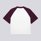 BASEBALL HEAVYWEIGHT T-SHIRT – Burgundy/Off White