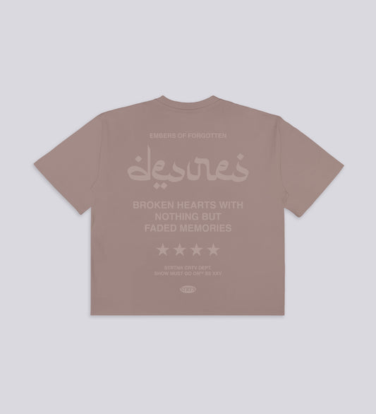 FORGOTTEN DESIRES T-SHIRT – Tobacco