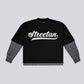 STRTN® DOUBLE SLEEVED T-SHIRT – Black/Gray