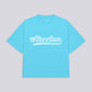 CRTV DEPT. CROPPED T-SHIRT – Turquoise
