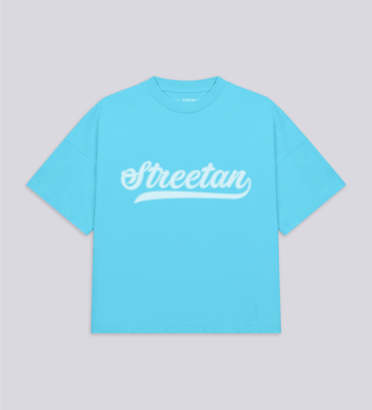 CRTV DEPT. CROPPED T-SHIRT – Turquoise