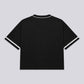 STRTN® BASEBALL HEAVYWEIGHT OVERSHIRT – Black