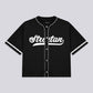 STRTN® BASEBALL HEAVYWEIGHT OVERSHIRT – Black