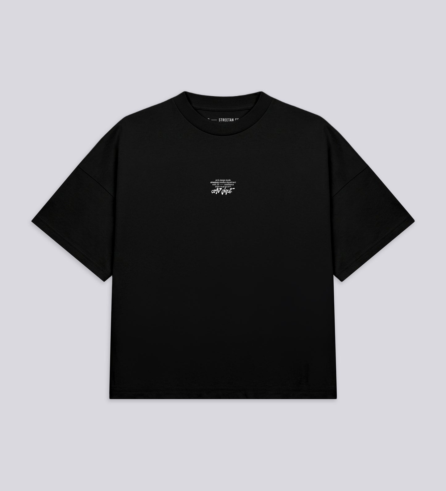 ART & DESIGN HEAVYWEIGHT T-SHIRT – Black