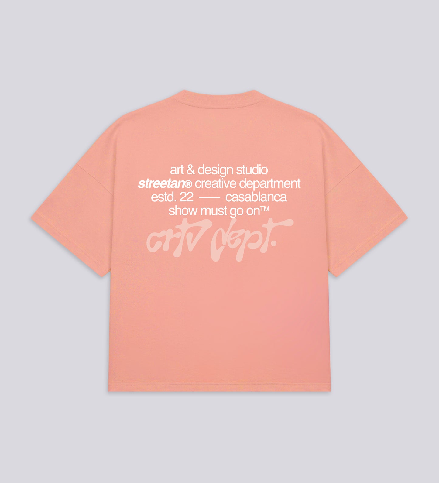ART & DESIGN STUDIO T-SHIRT II – Coral Pink