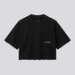 HEAVYWEIGHT DISTRESSED BOXY ARMY T-SHIRT – Black