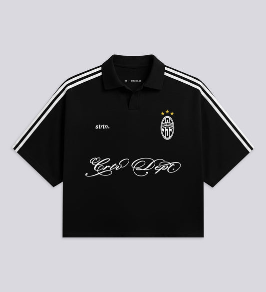 BIANCONERI HEAVYWEIGHT POLO – Black