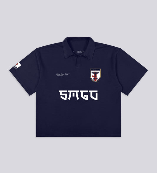 CRTV DEPT. JAPAN HEAVYWEIGHT POLO – Navy