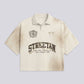 STRTN® CRTV DEPT. HEAVYWEIGHT BOXY POLO – Pearl