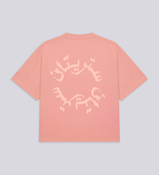 DESERT SAINTS HEAVYWEIGHT T-SHIRT – Coral Pink