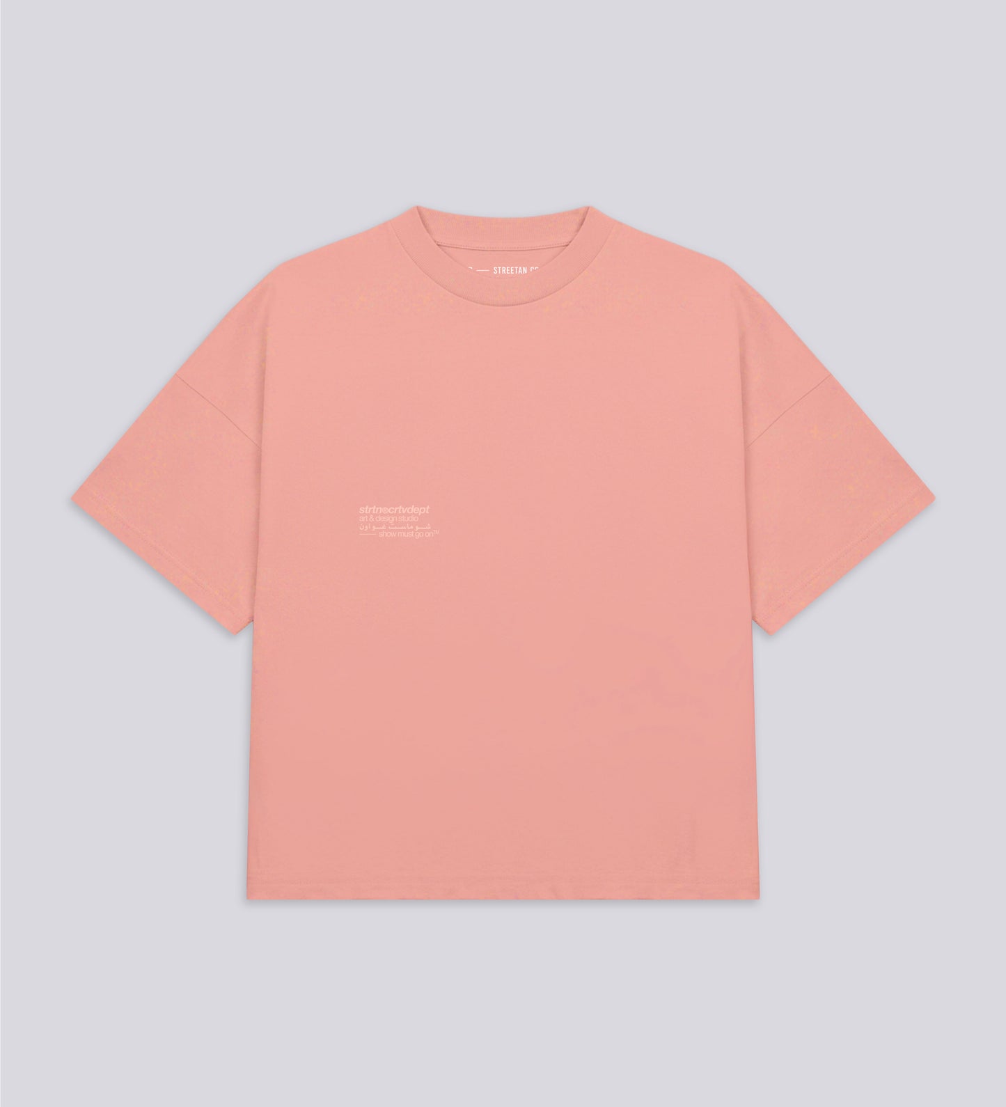 DESERT SAINTS HEAVYWEIGHT T-SHIRT – Coral Pink