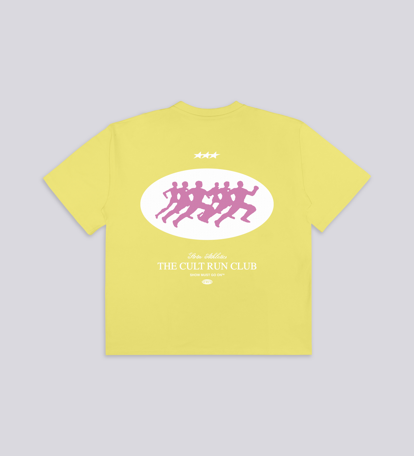 THE CULT RUN CLUB T-SHIRT – Pastel Yellow