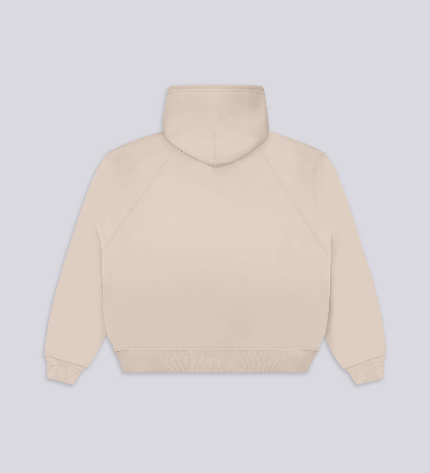 STRTN RAGLAN ZIP-UP HOODIE  – Cream