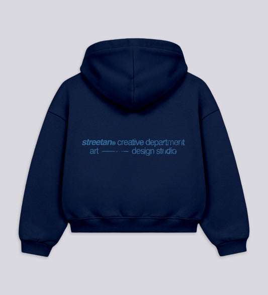 ART & DESIGN STD. ZIP-UP HOODIE – Navy