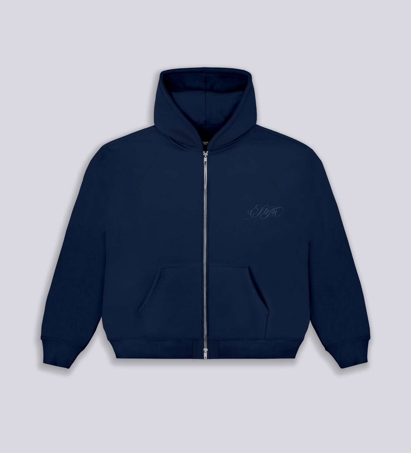 STRTN RAGLAN ZIP-UP HOODIE II – Navy