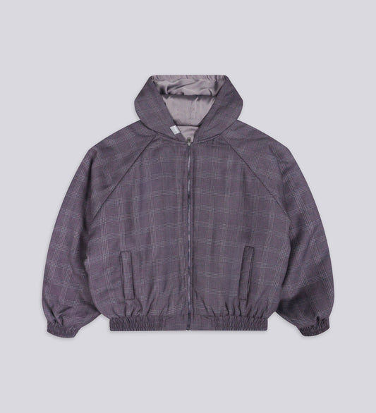 WOMEN'S CRTV DEPT. TARTAN JACKET – Dark Gray