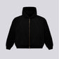 OUTLAW SET ZIP-UP HOODIE - Black