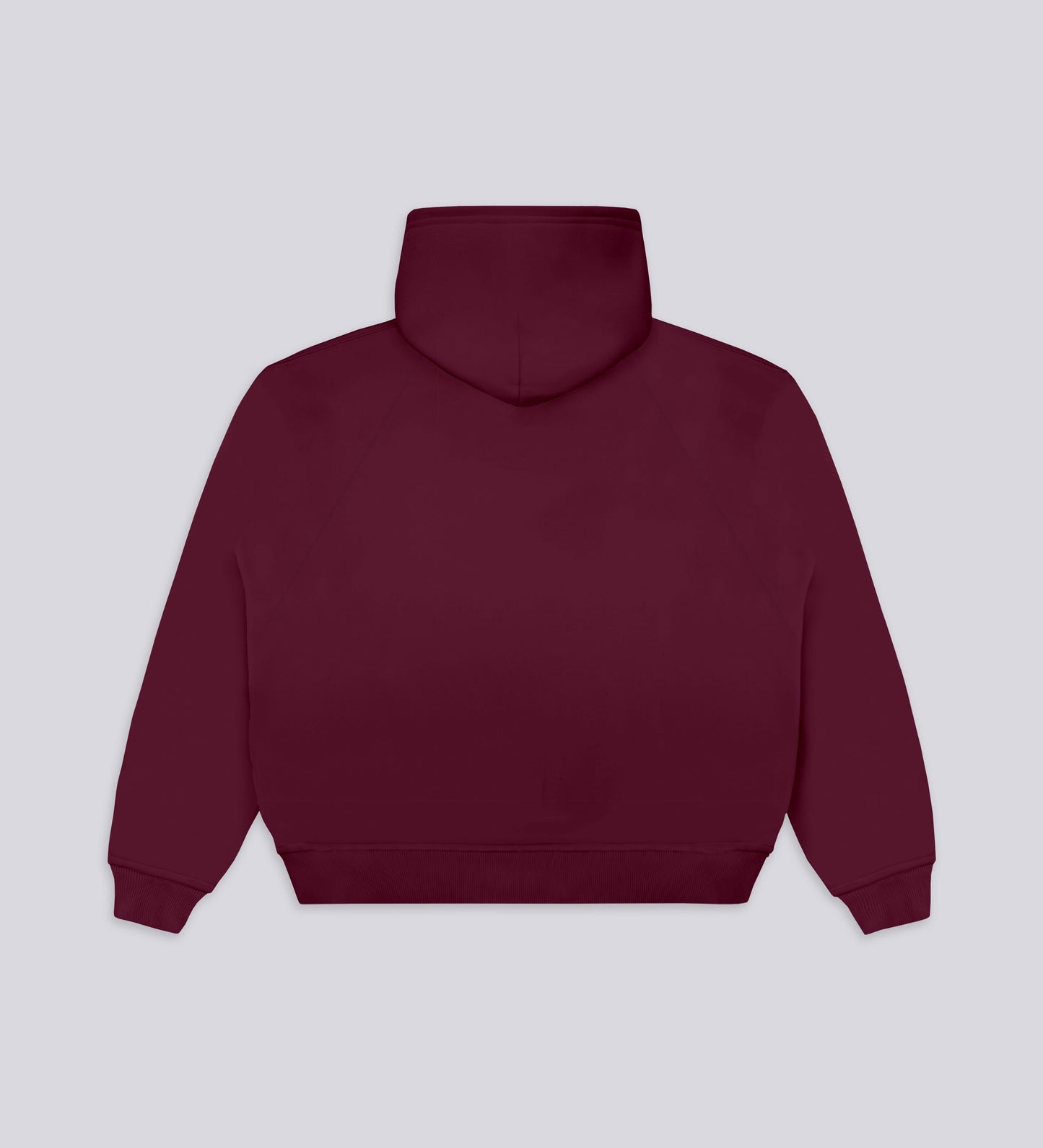 STRTN RAGLAN ZIP-UP HOODIE – Burgundy