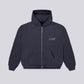 STRTN RAGLAN ZIP-UP HOODIE  – Dark Gray