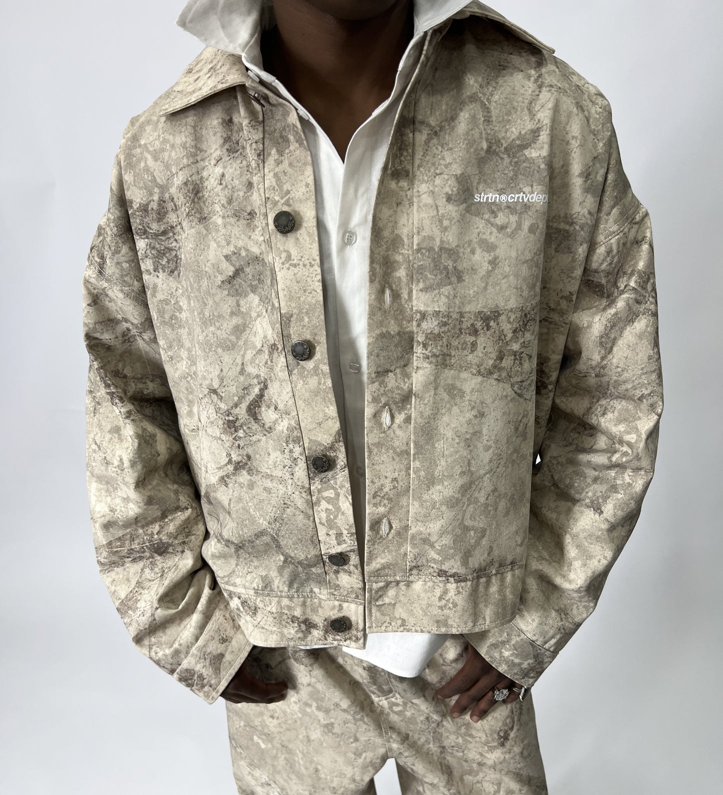 DESERT SAINTS CAMO JACKET – Sand Moss